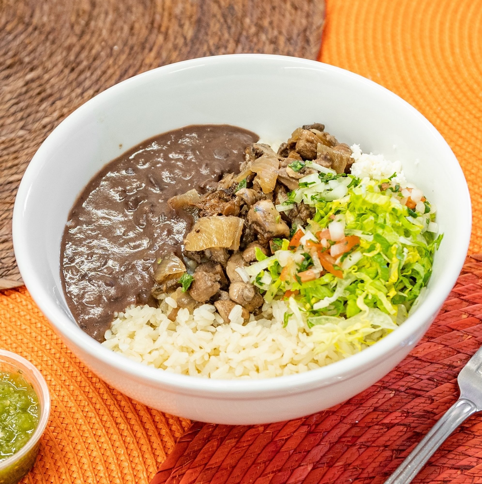 Bowl - Champiñones con Epazote