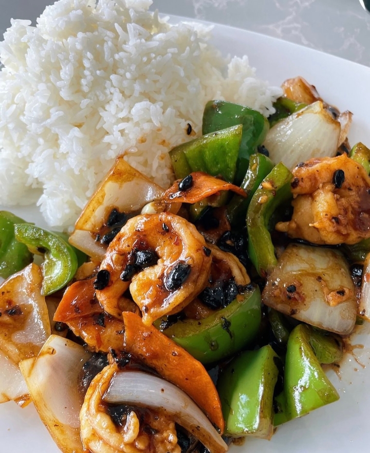 Beef Black Bean Sauce Over Rice 豉汁牛饭