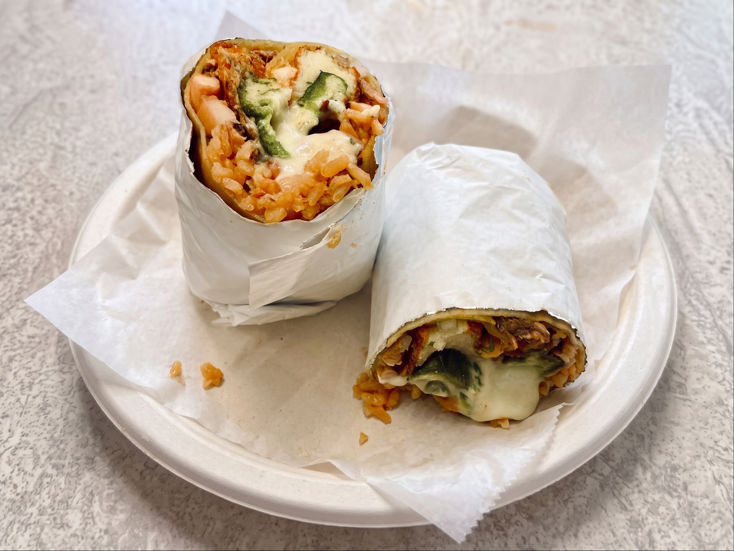 Chile Relleno Con Carne Burrito