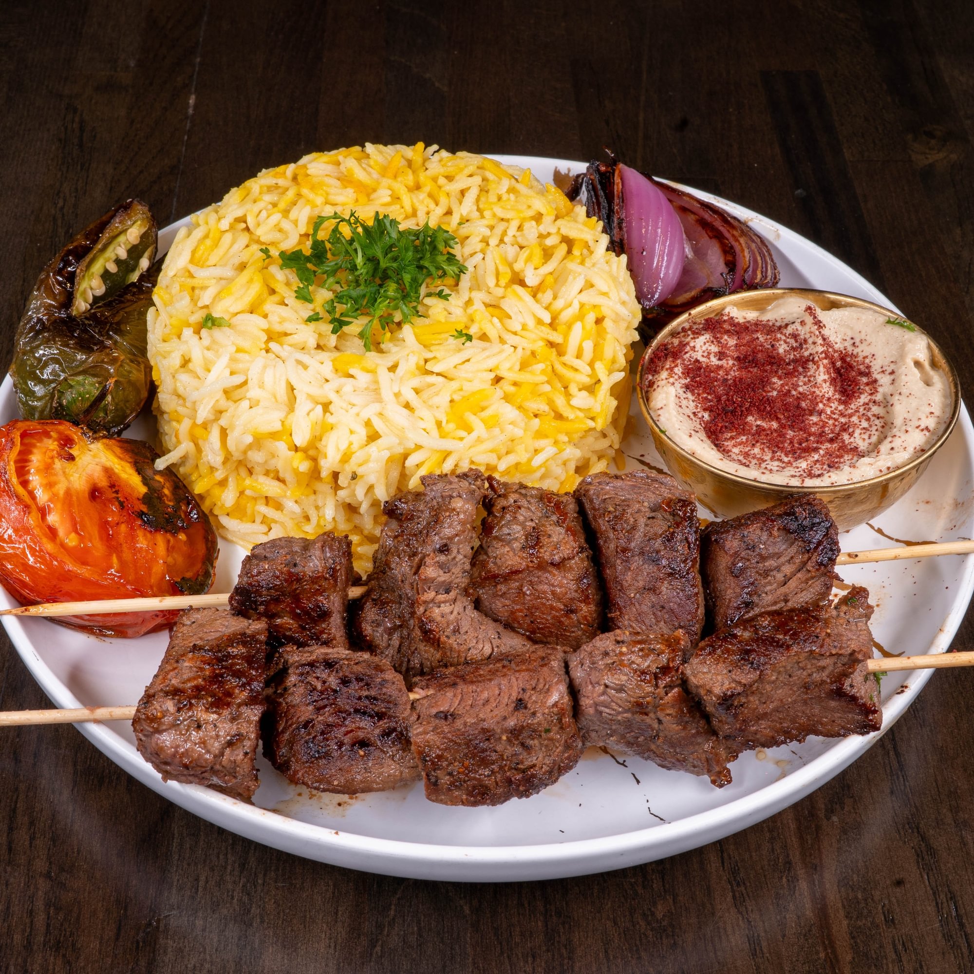 New York Strip Kabob Skewers