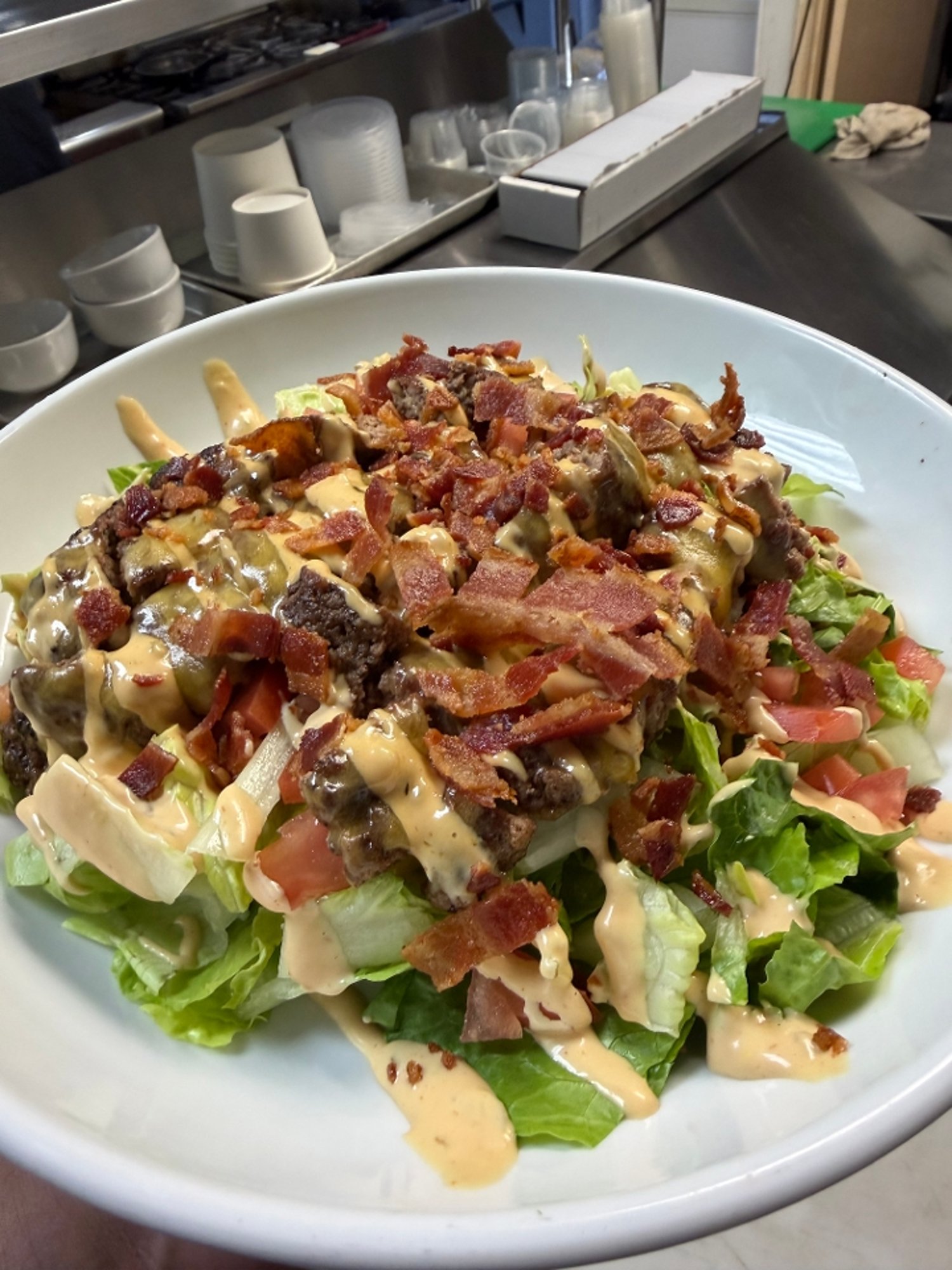 Smash Burger Chop Salad