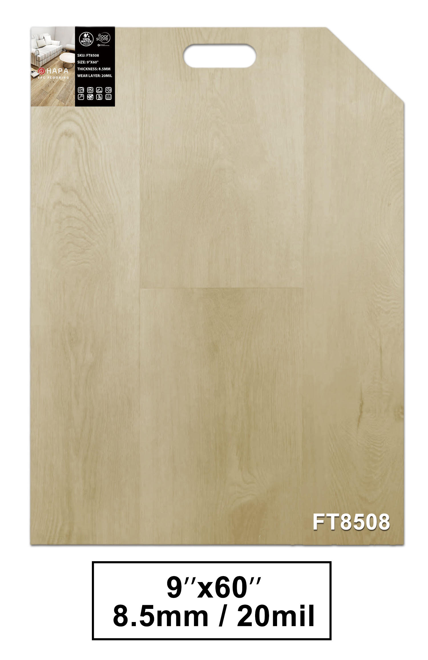 20mil Premium Waterproof Vinyl Flooring FT8508