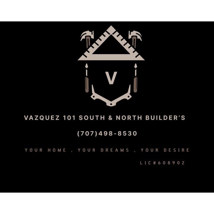Vazquez 101 South &amp; North Builders Logo