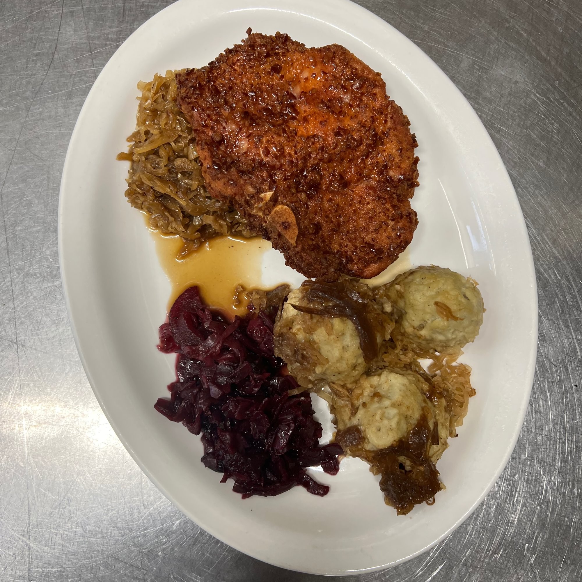 Pretzel Pork Chop