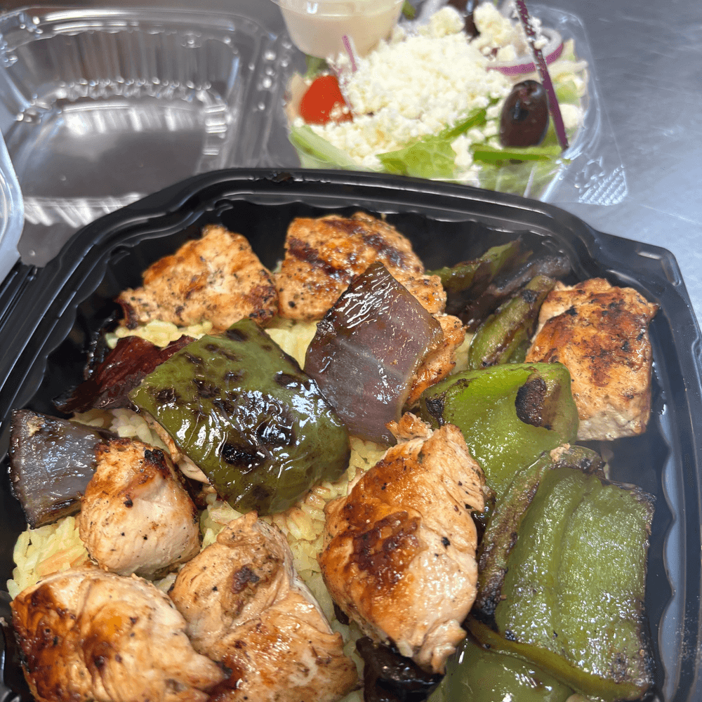 Chicken Kabob Plate
