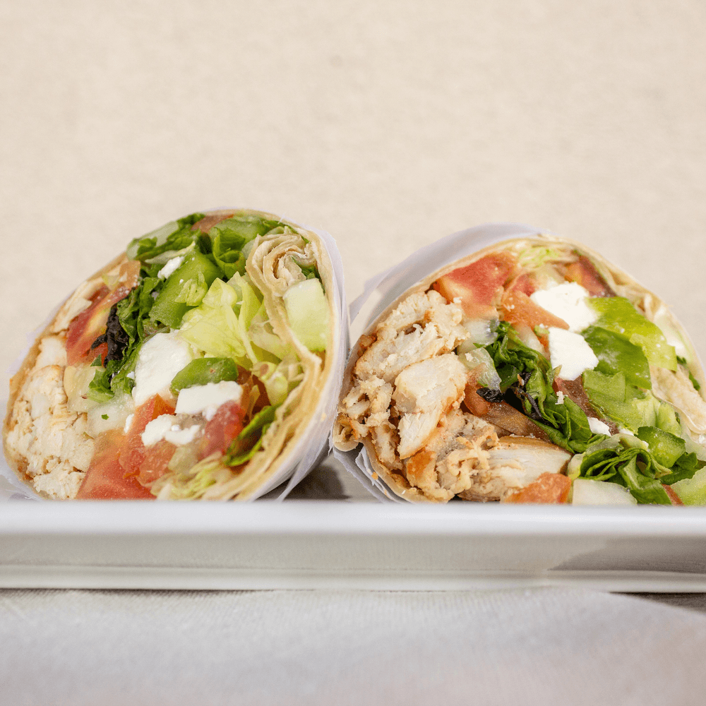 Chicken Greek Wrap