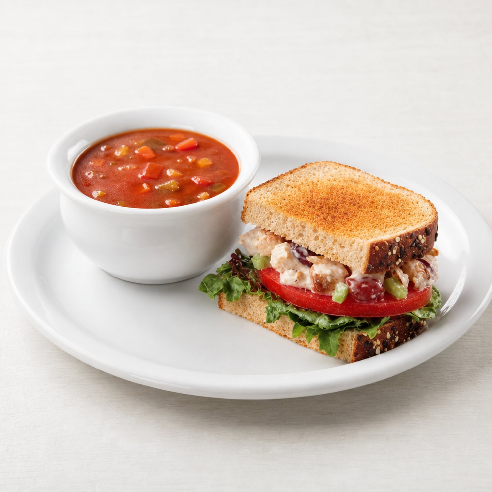 1/2 Sandwich and Soup