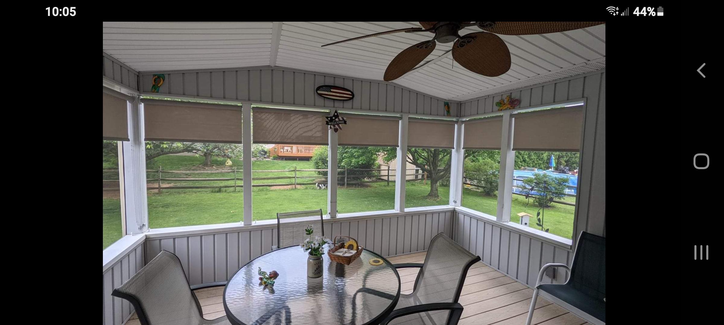 Roller Shades installed in Delmont, NJ