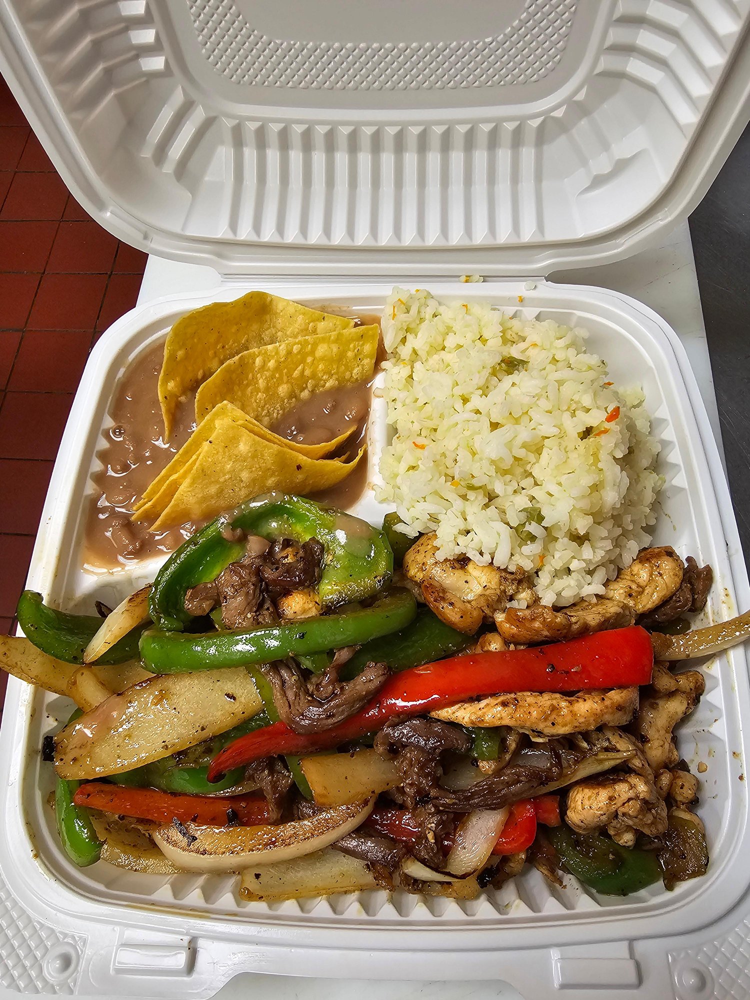 Steak and Chicken Fajitas