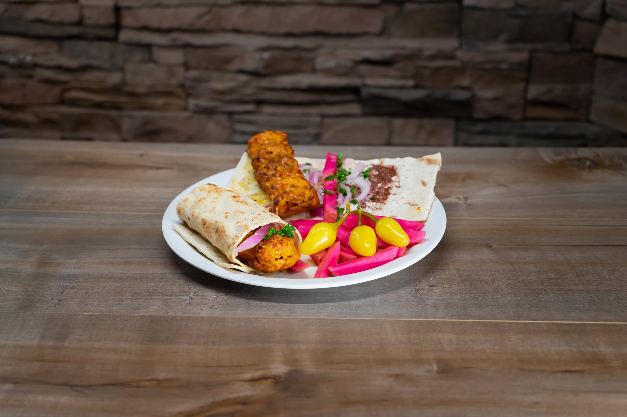 Chicken Luleh Kabob Wrap