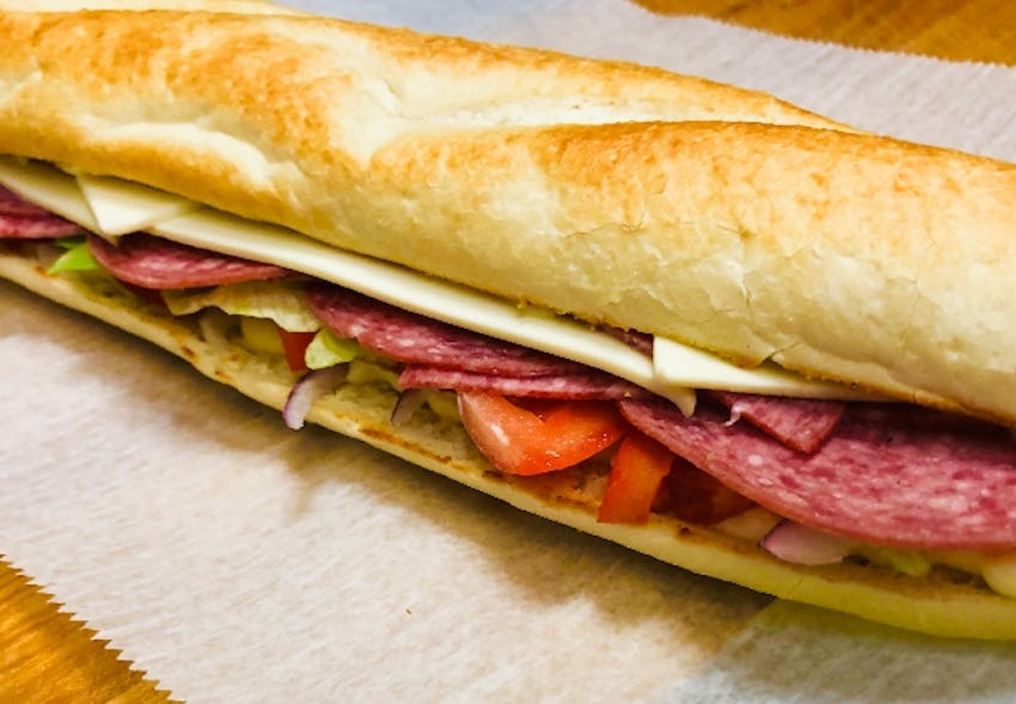 Salami & cheese sub