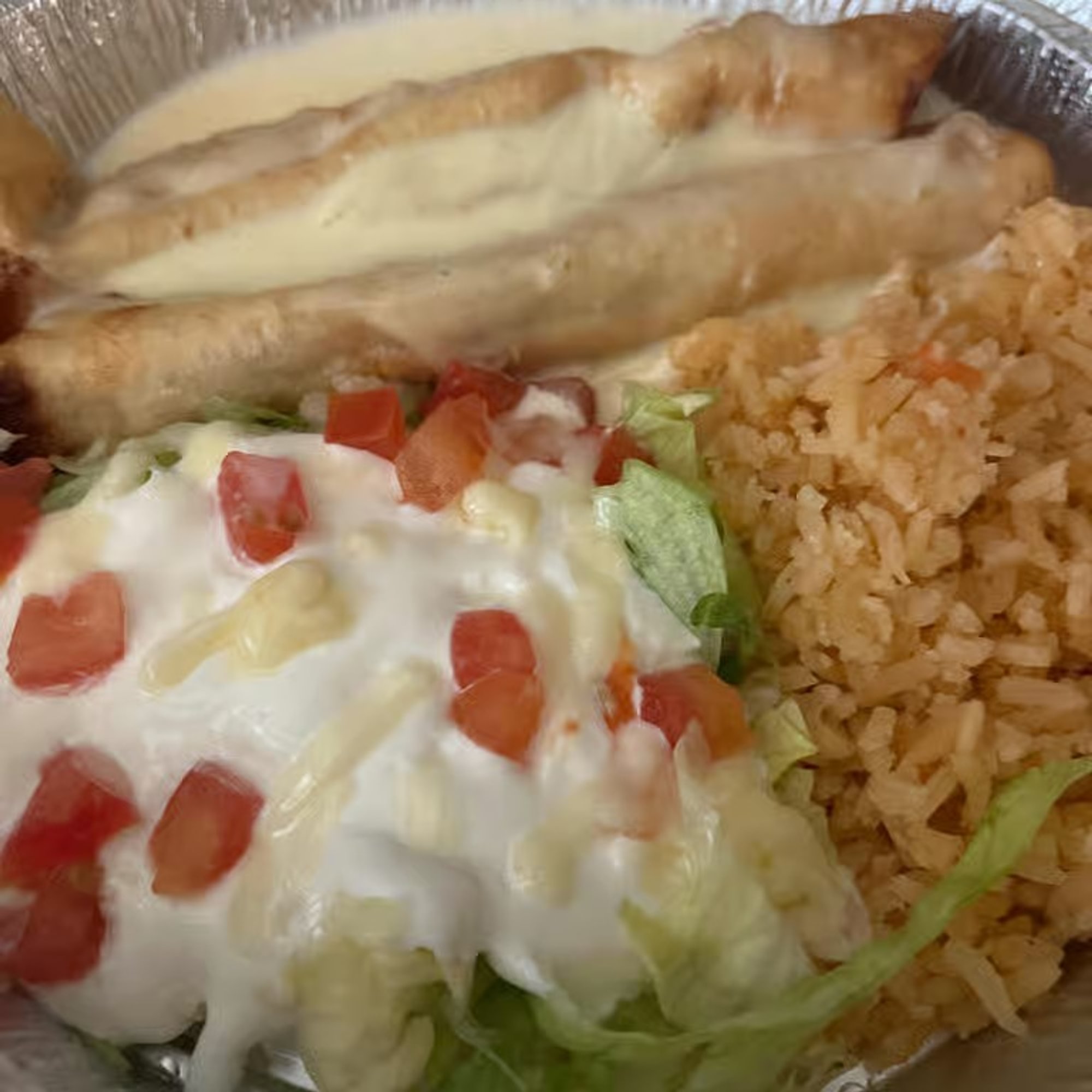 Chimichangas Dinner
