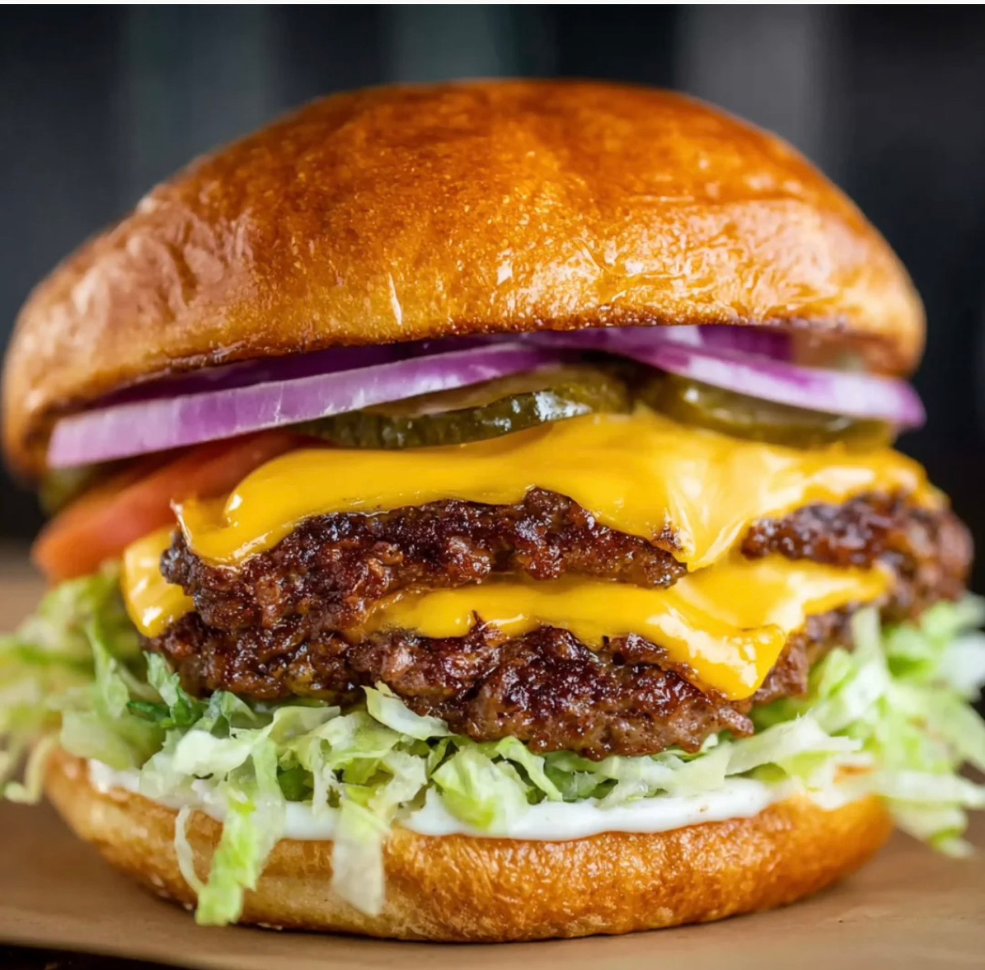 Traditional Double Cheeseburger