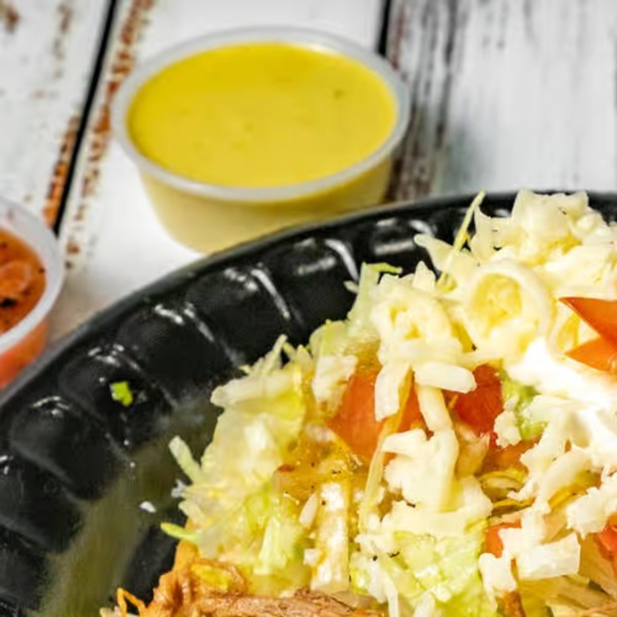 Flat Bean Tostada