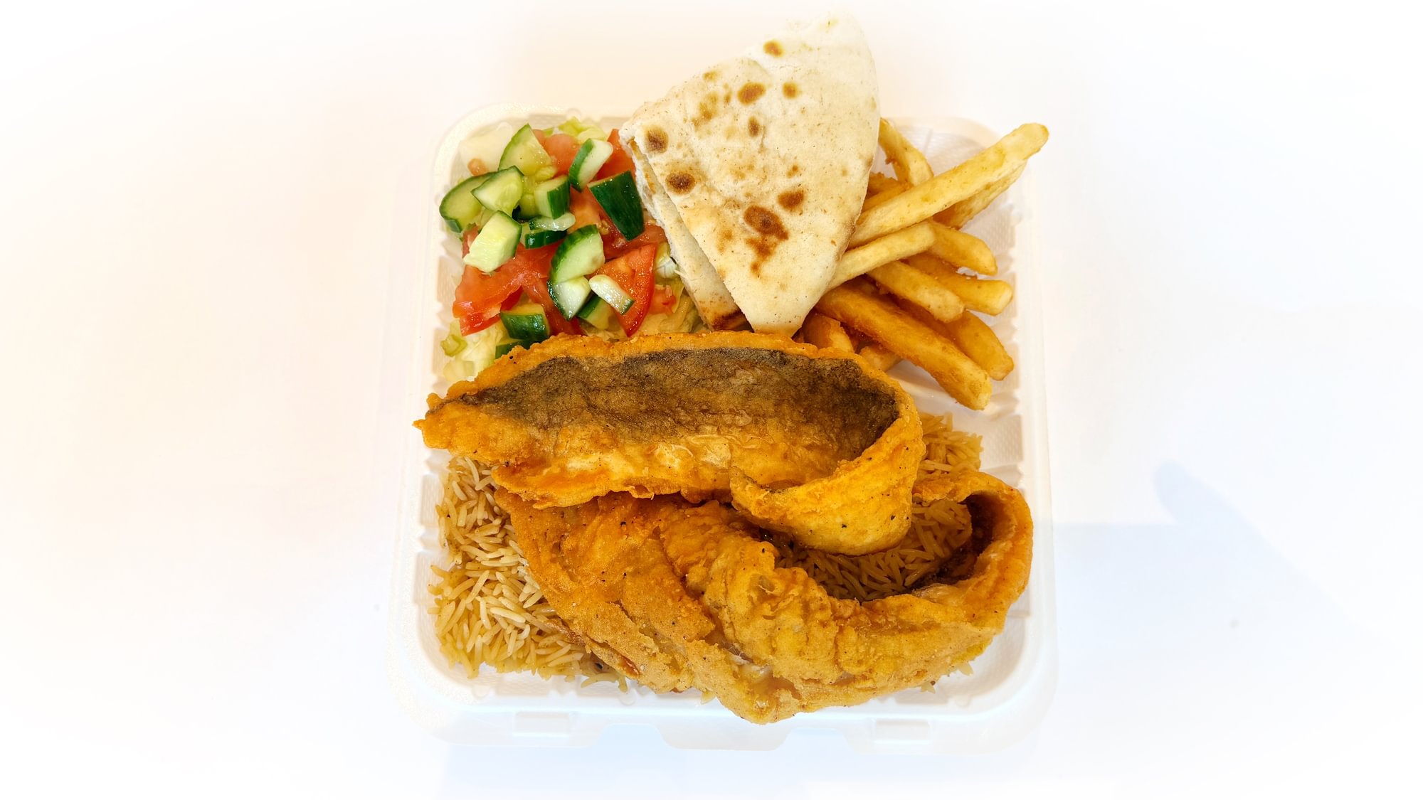2 Fried Whiting Fish 