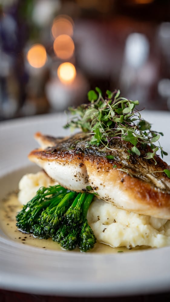 Truffle Drizzled Barramundi