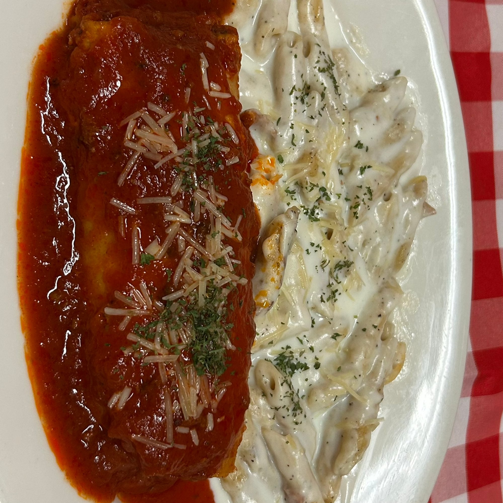 Spinach Manicotti