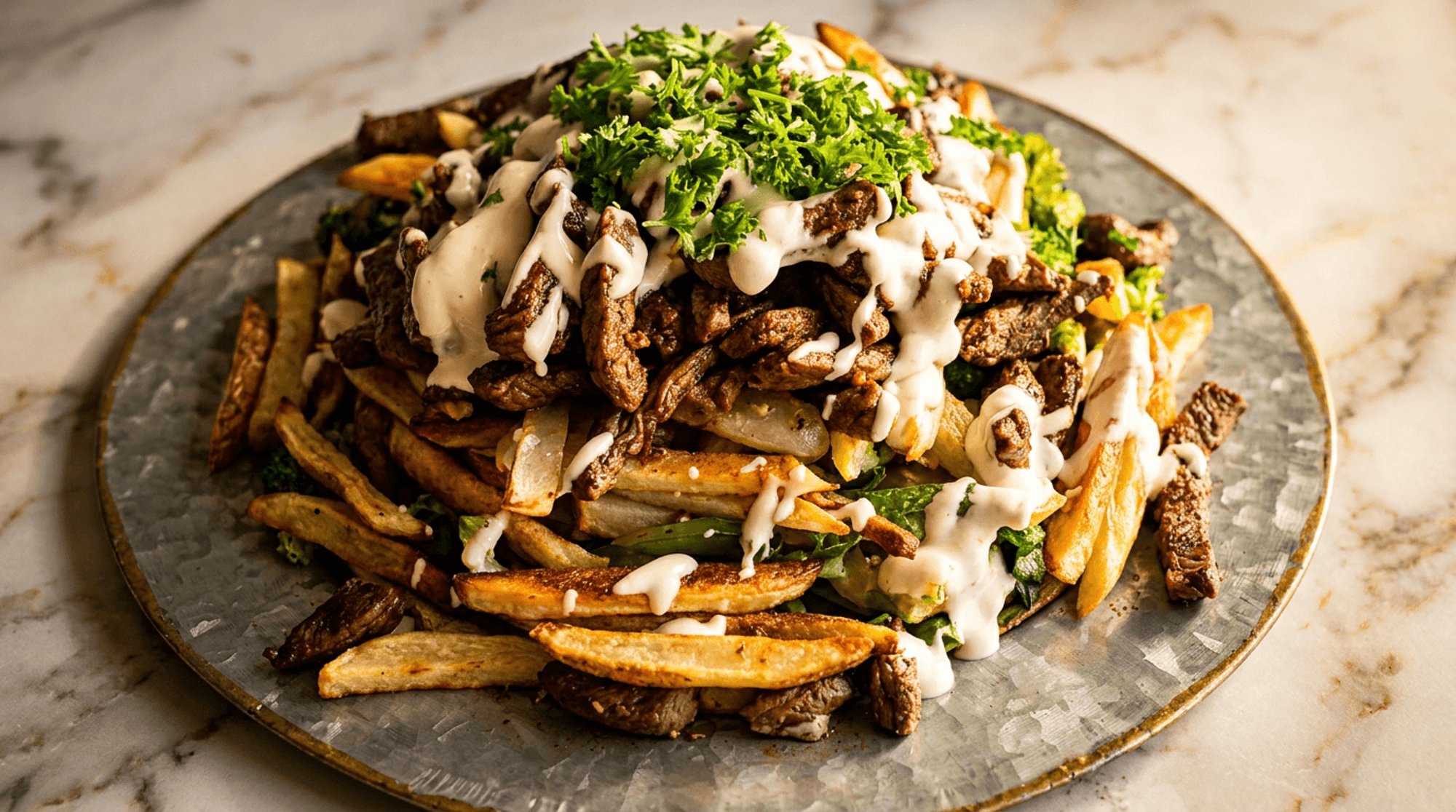 Steak Over Fries