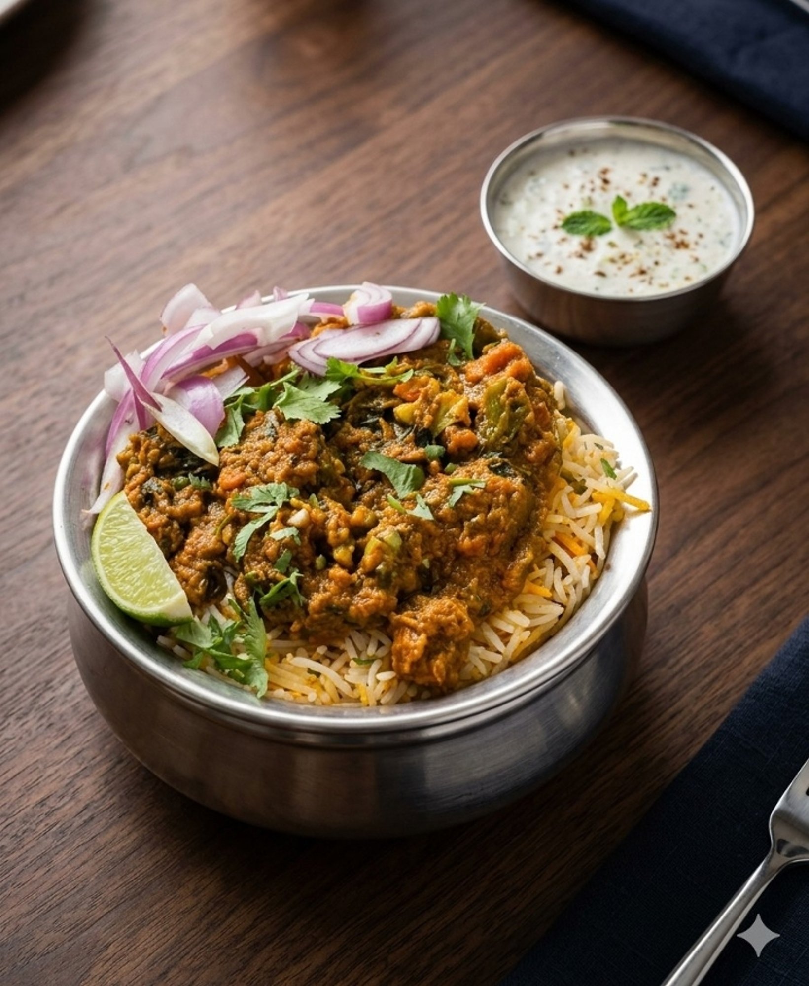 Veg Kheema Biryani
