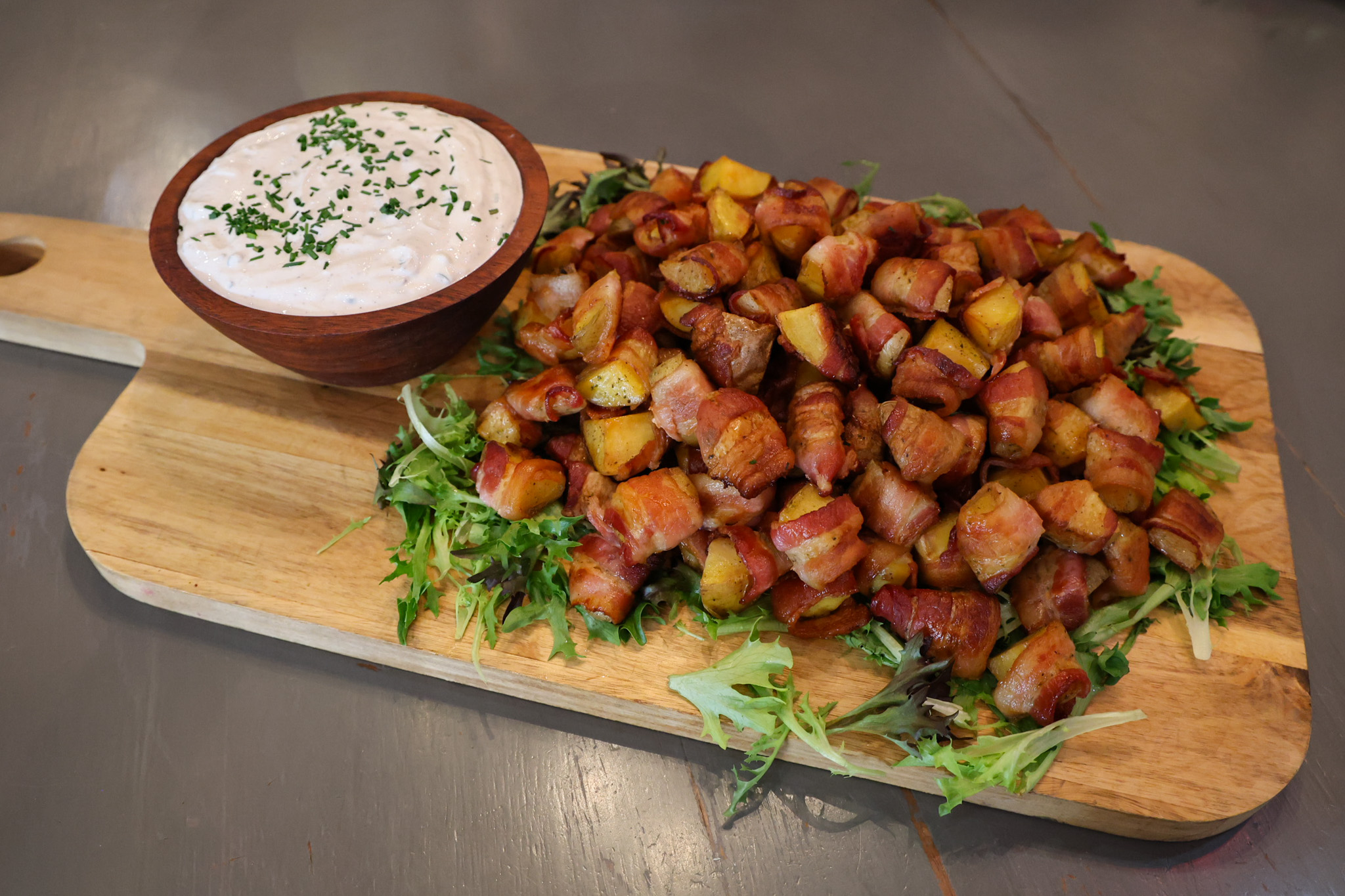 Bacon Wrapped Roasted Potatoes