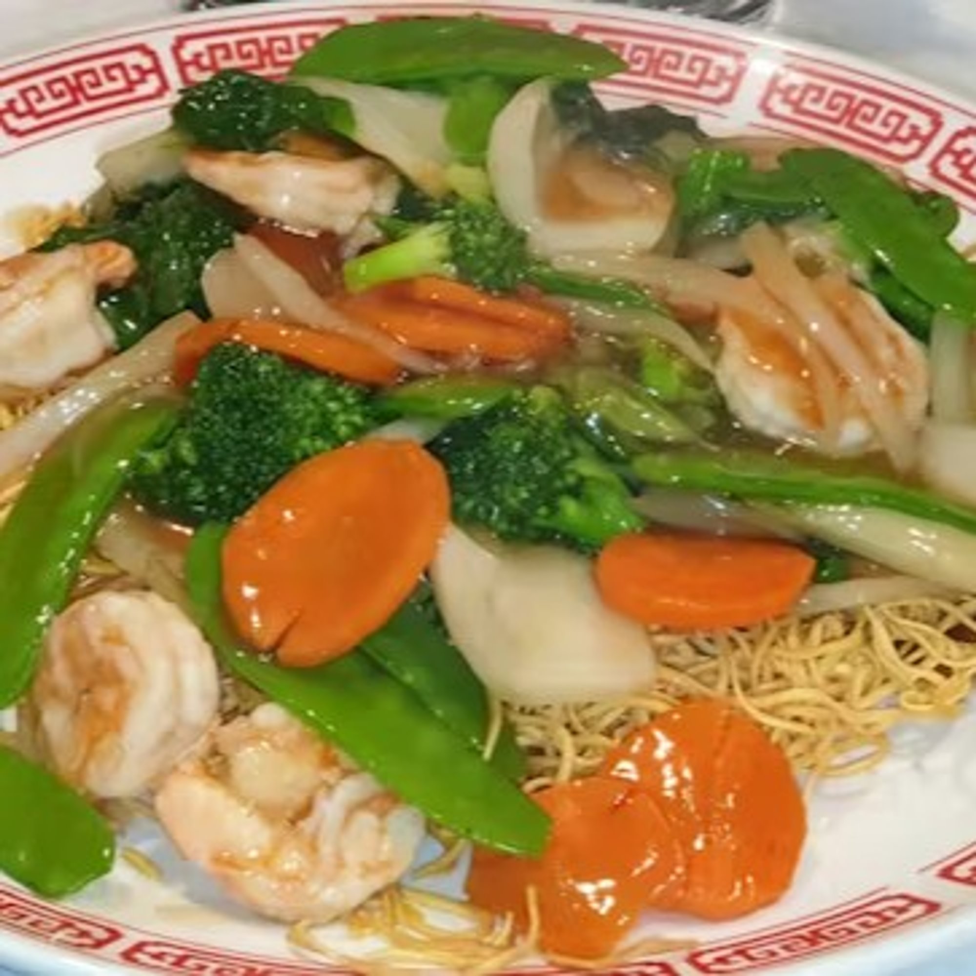 Shrimp Pan-Fried Noodles / 蝦煎麵
