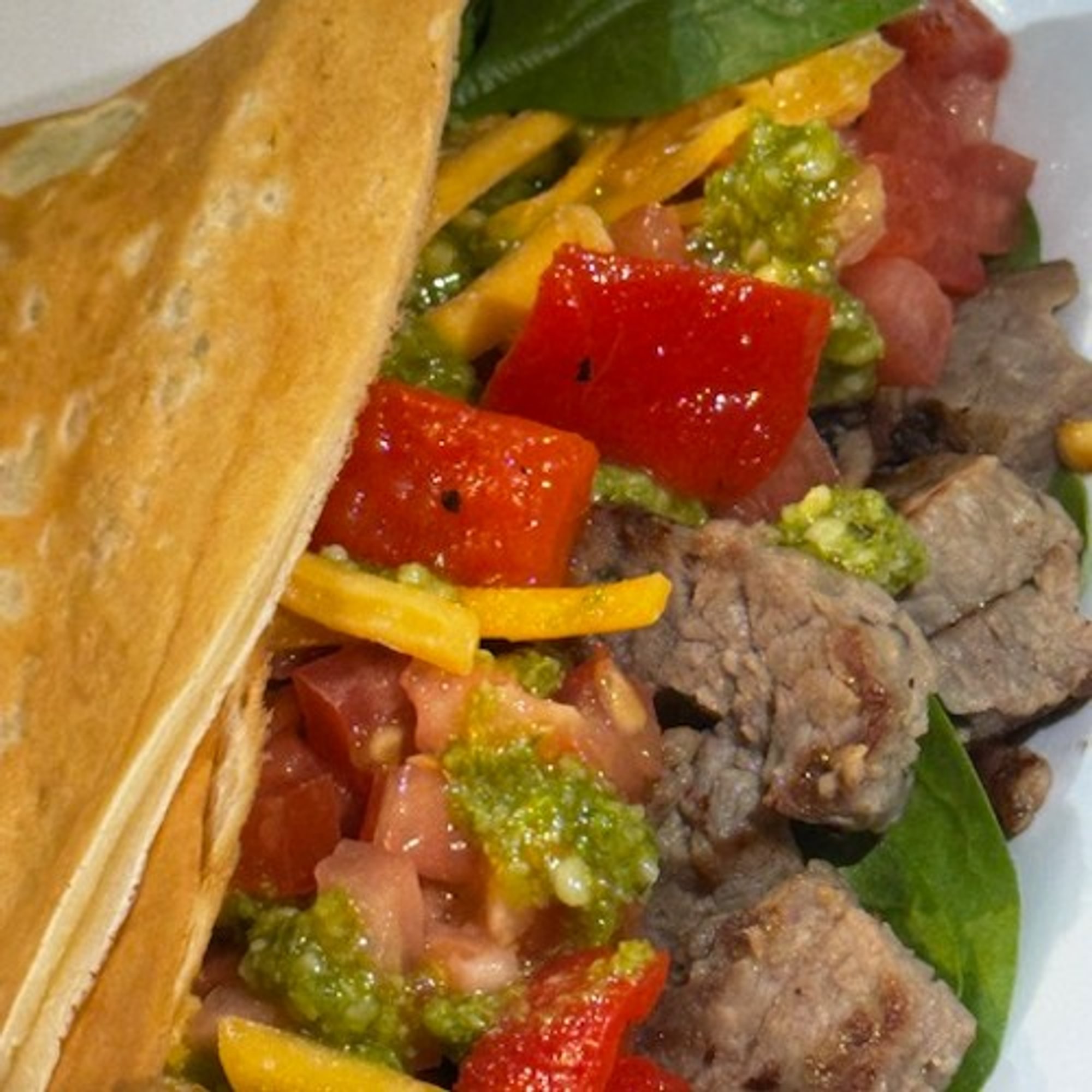 Pesto Steak
