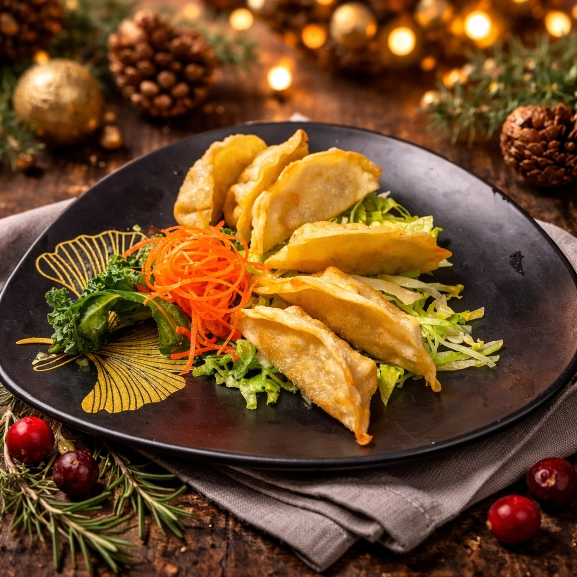 Fried Chicken Gyoza