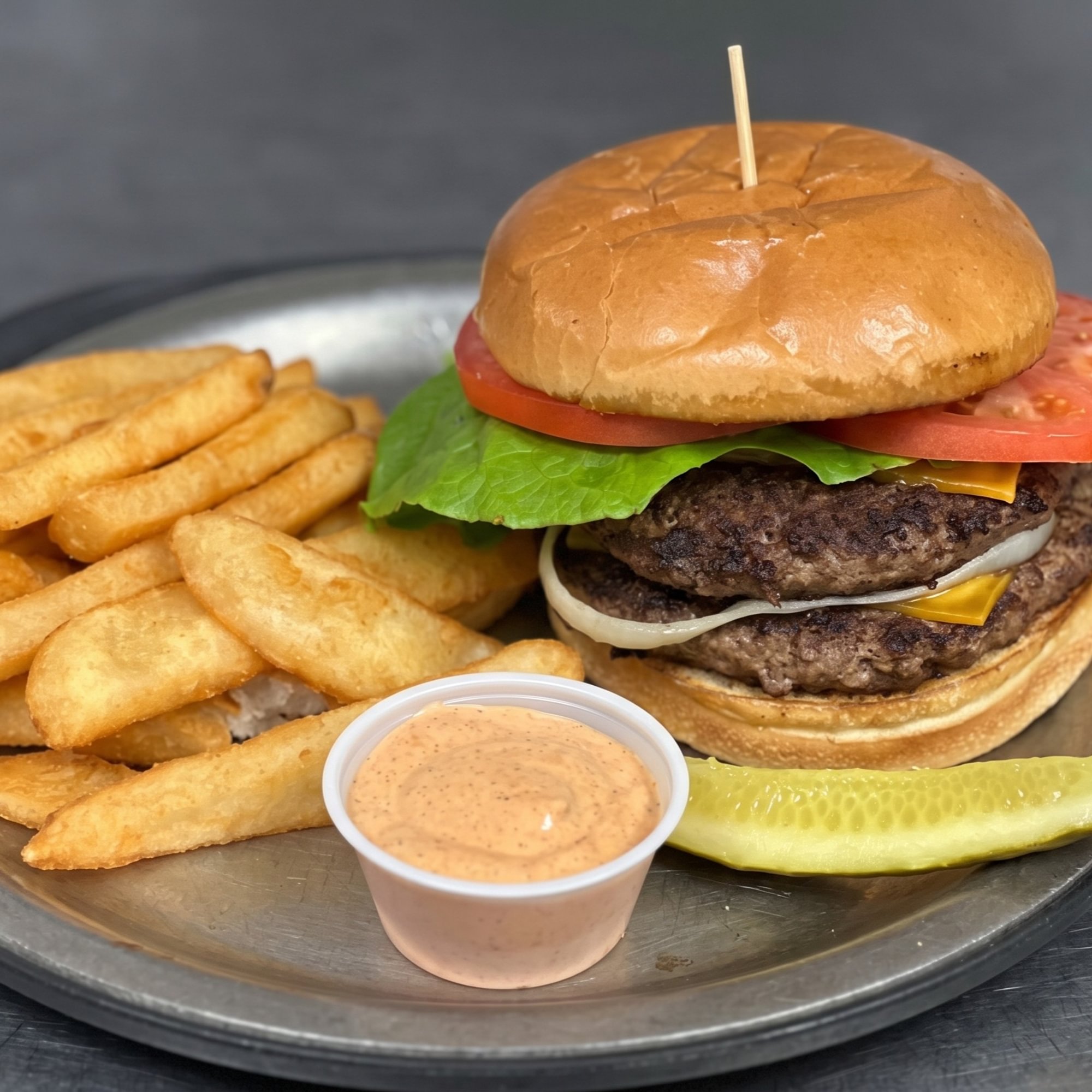 16 oz Double Cheeseburger
