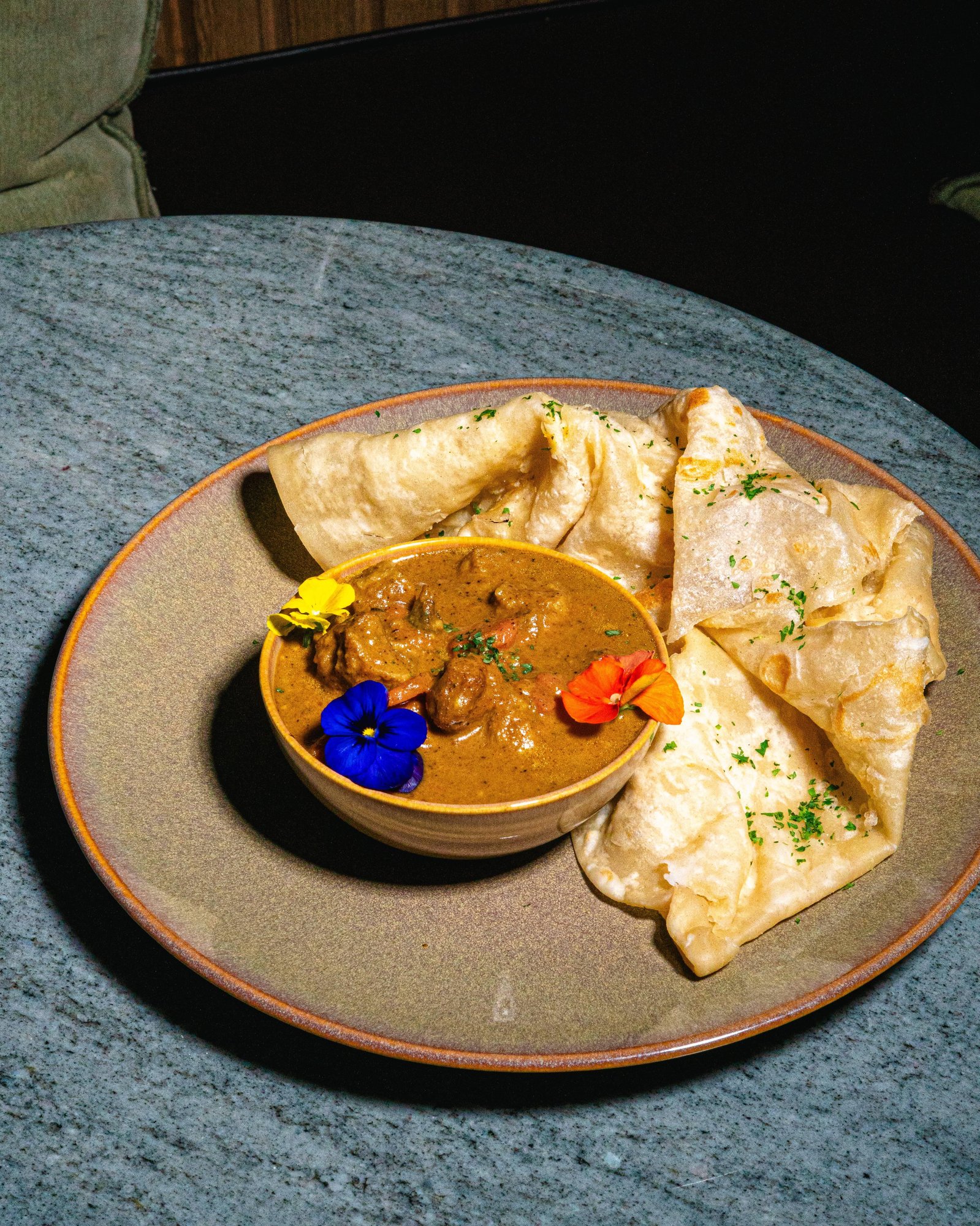 Curry Goat and Roti