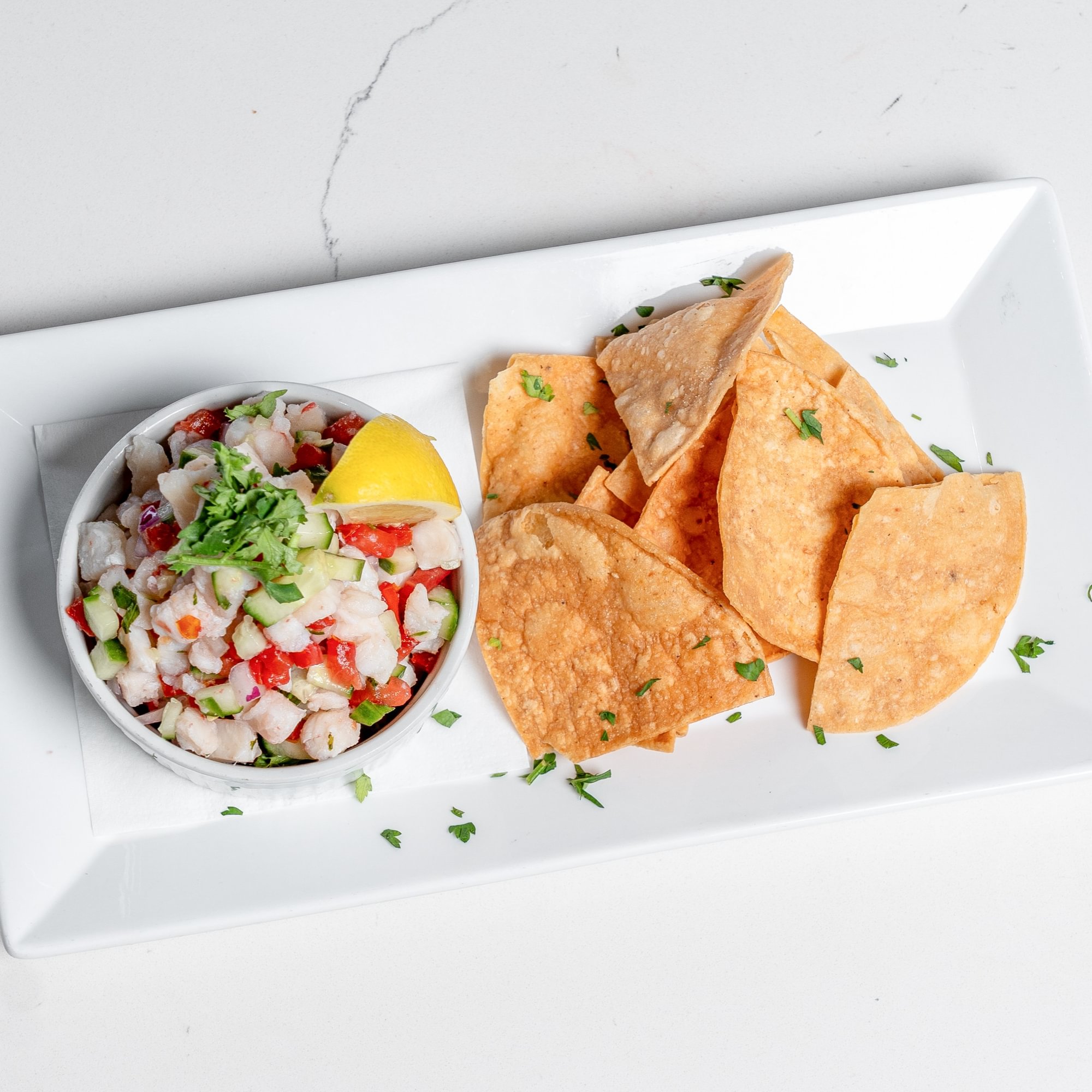 Ceviche dinner