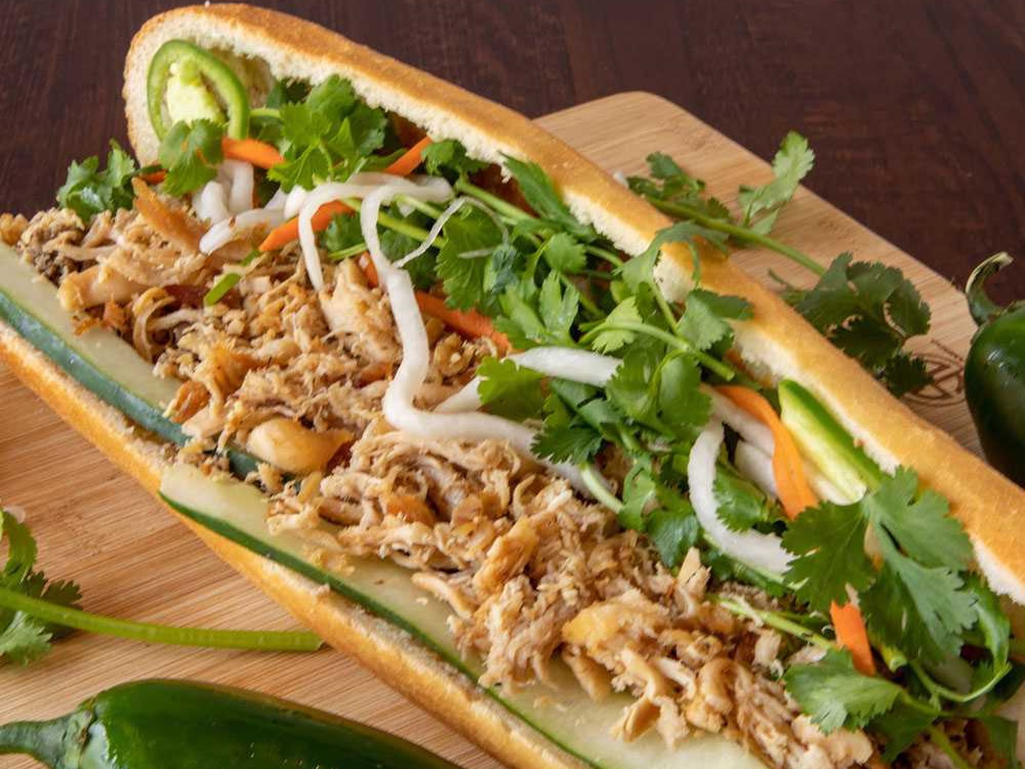 Banh Mi *Shredded Chicken / Bánh Mì Gà Xé*
