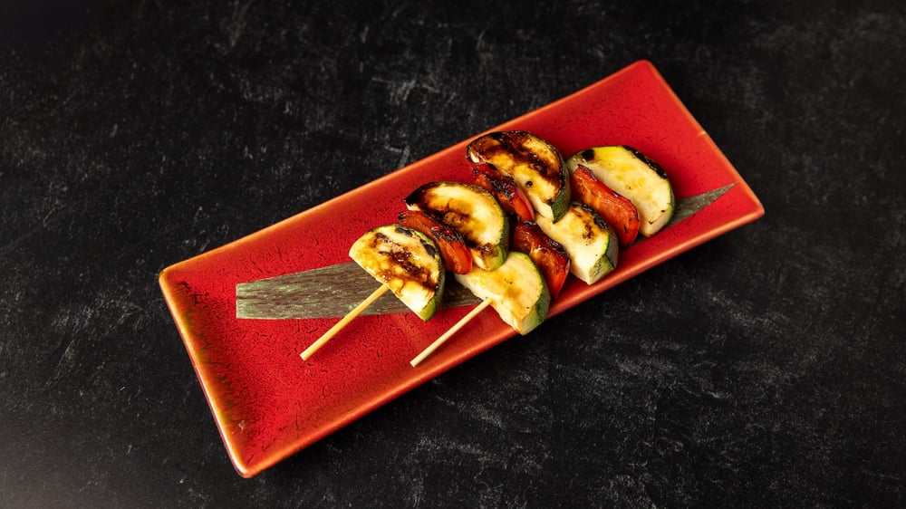 Zucchini & Bell Pepper Skewers