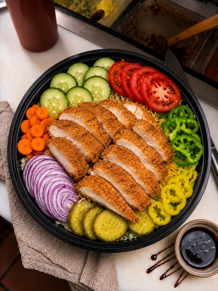 Crispy Chicken Salad