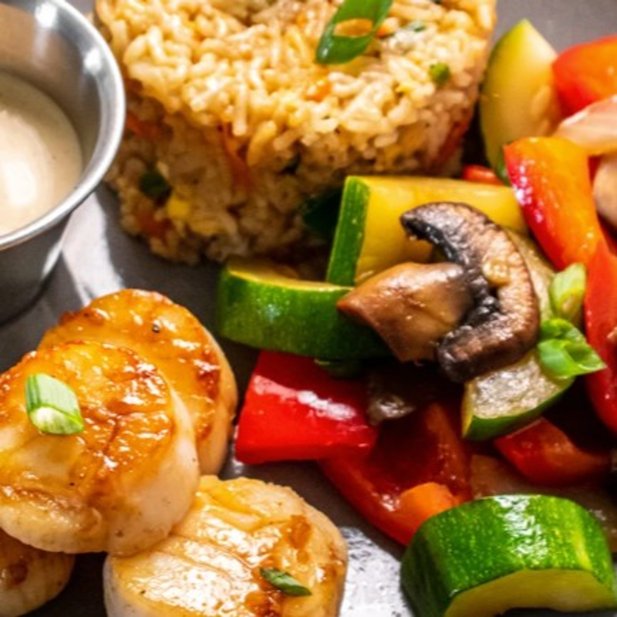 Scallop (5 Oz) Hibachi Lunch