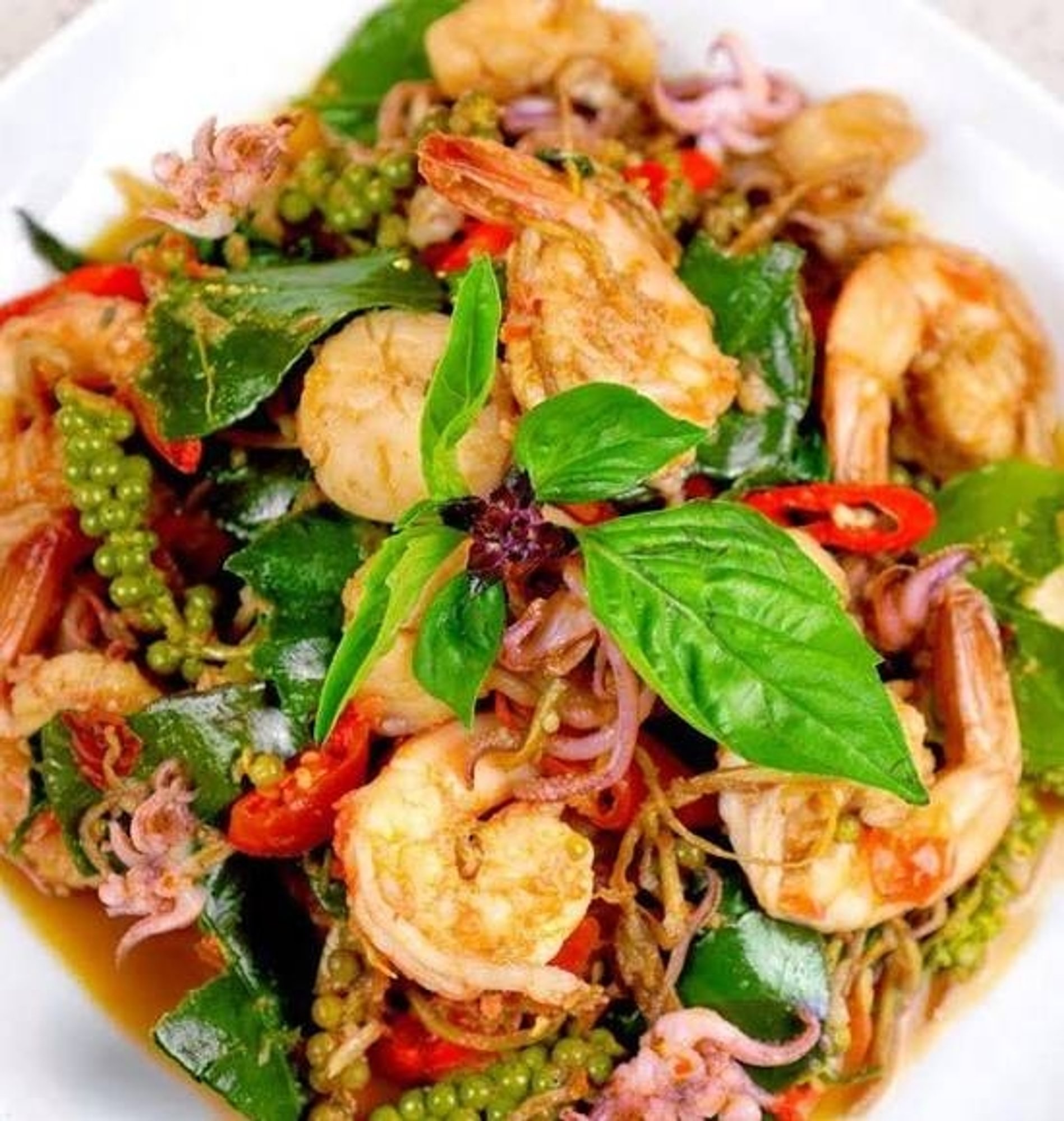 Pad Cha Seafood Stir fried