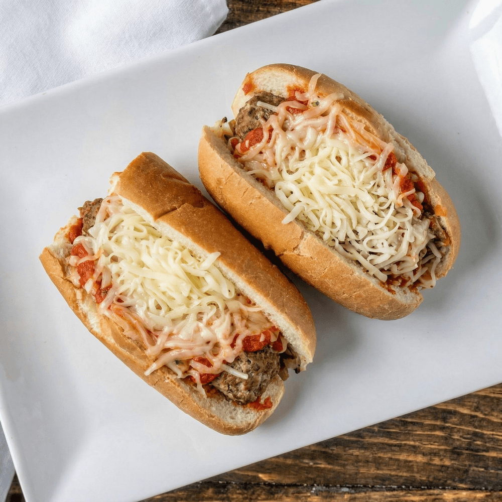 Meatball Parmigiana Hot Grinder