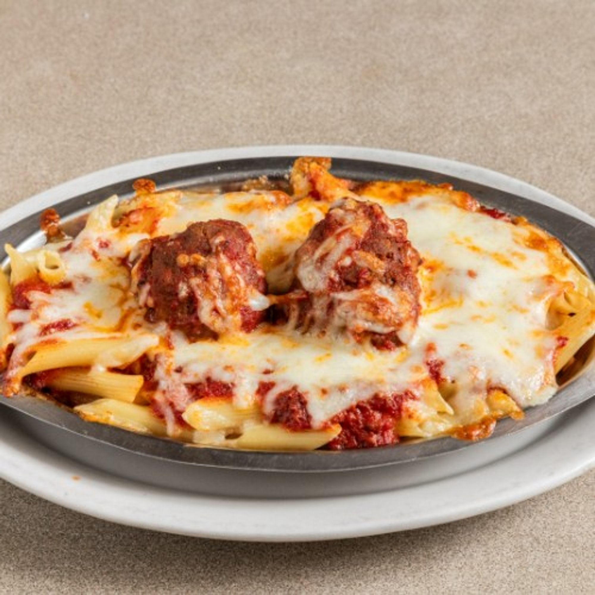 Hot Sausage or Meatball Casserole
