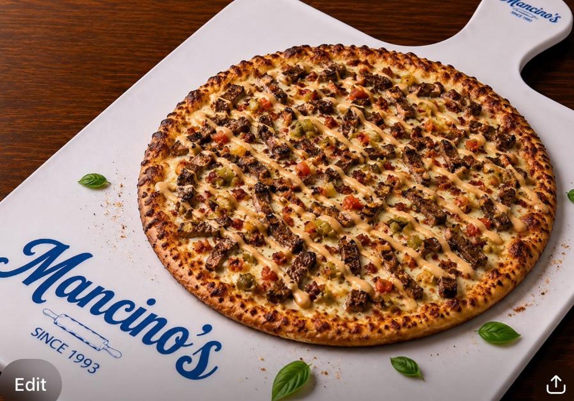 Medium Cowboy Steak Pizza