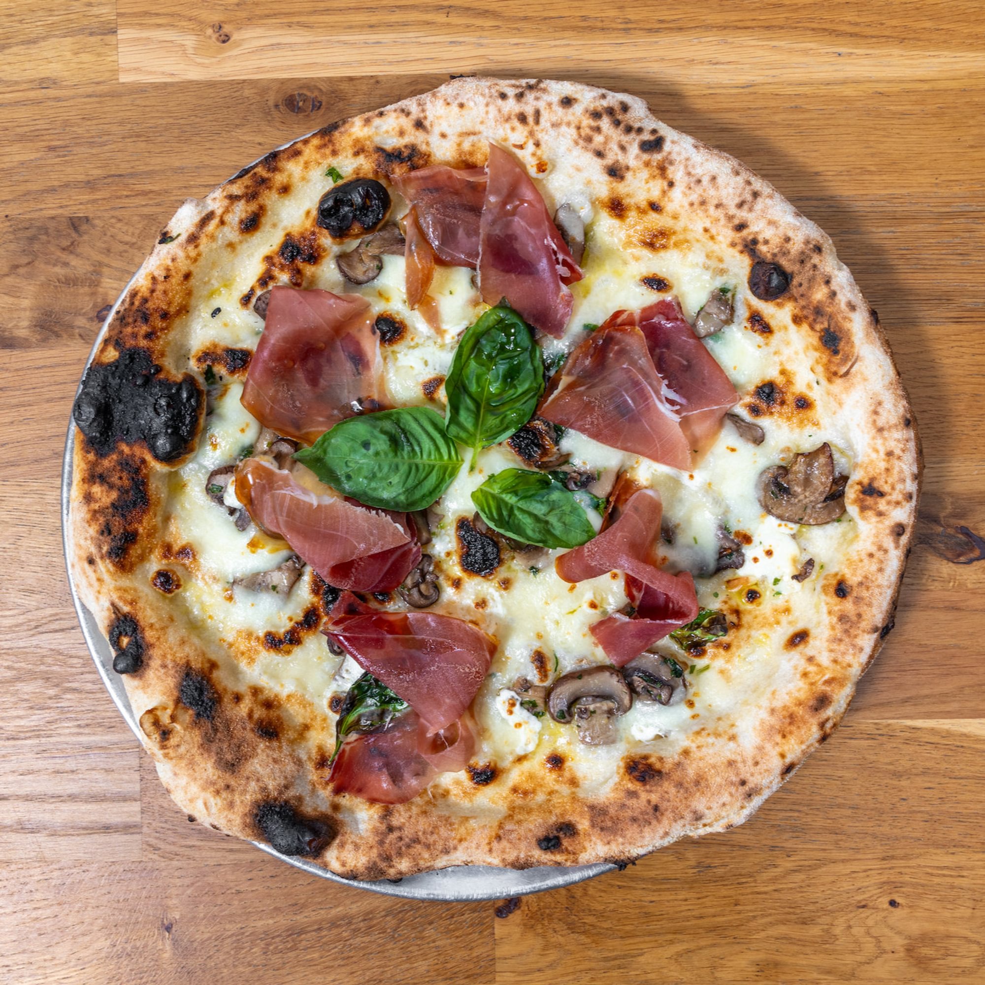 La funghi pizza