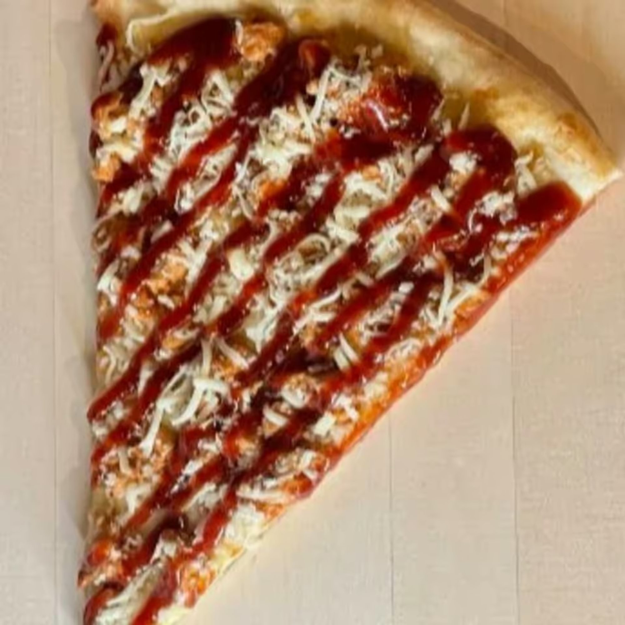 Barbecue Chicken Pizza Slice