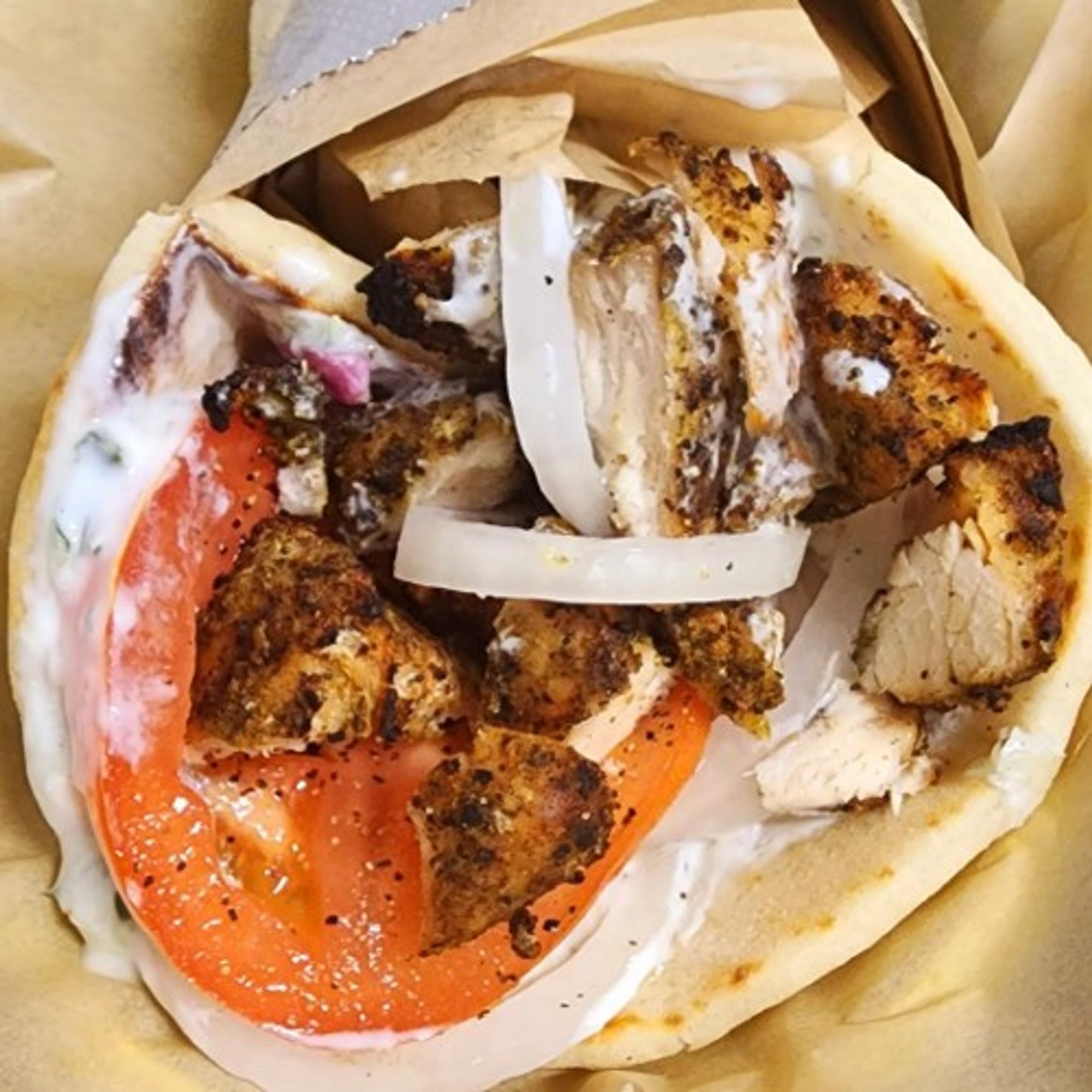 Chicken Pita or Chicken Wrap