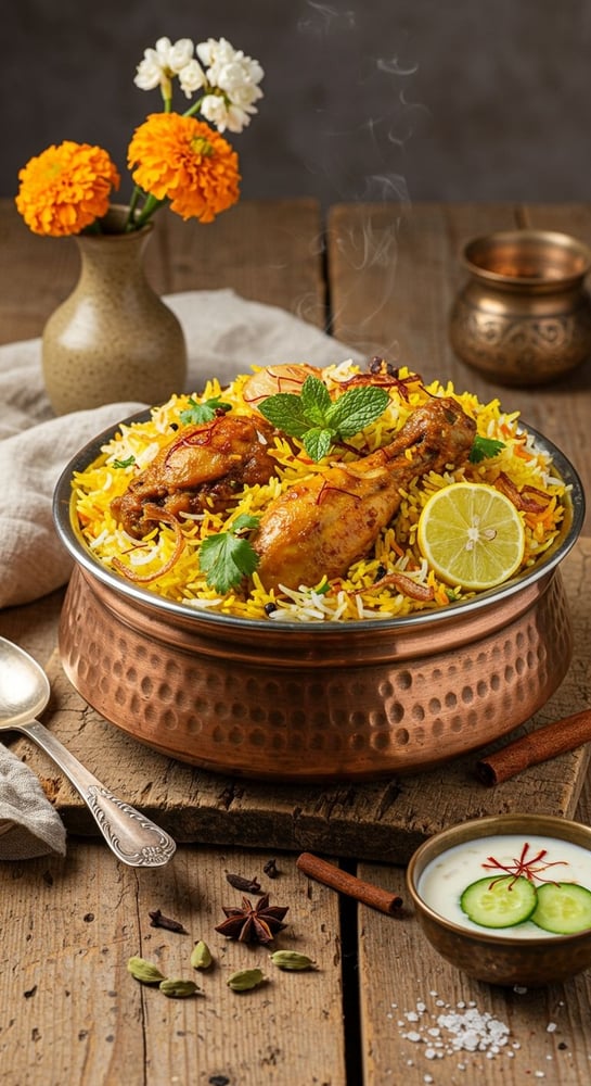 CHICKEN DUM BIRYANI