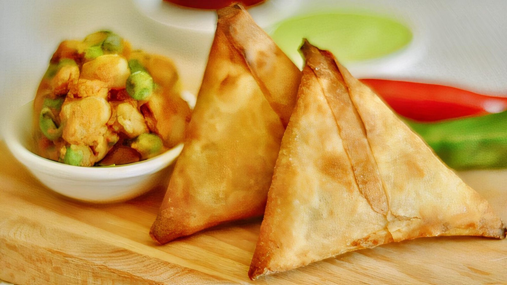 Samosa (2 pcs) (Vegan)