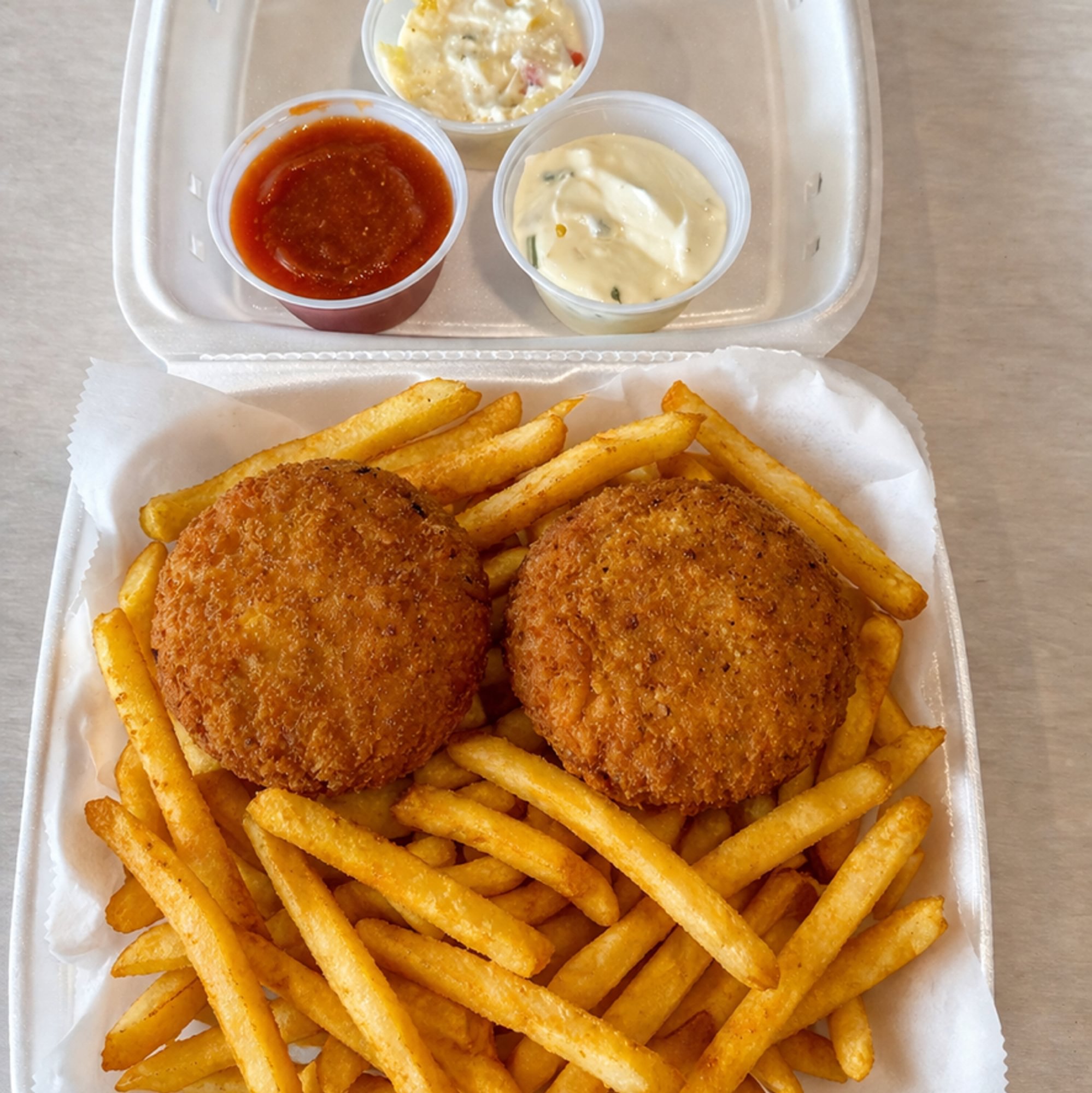 Crab Cake Platter