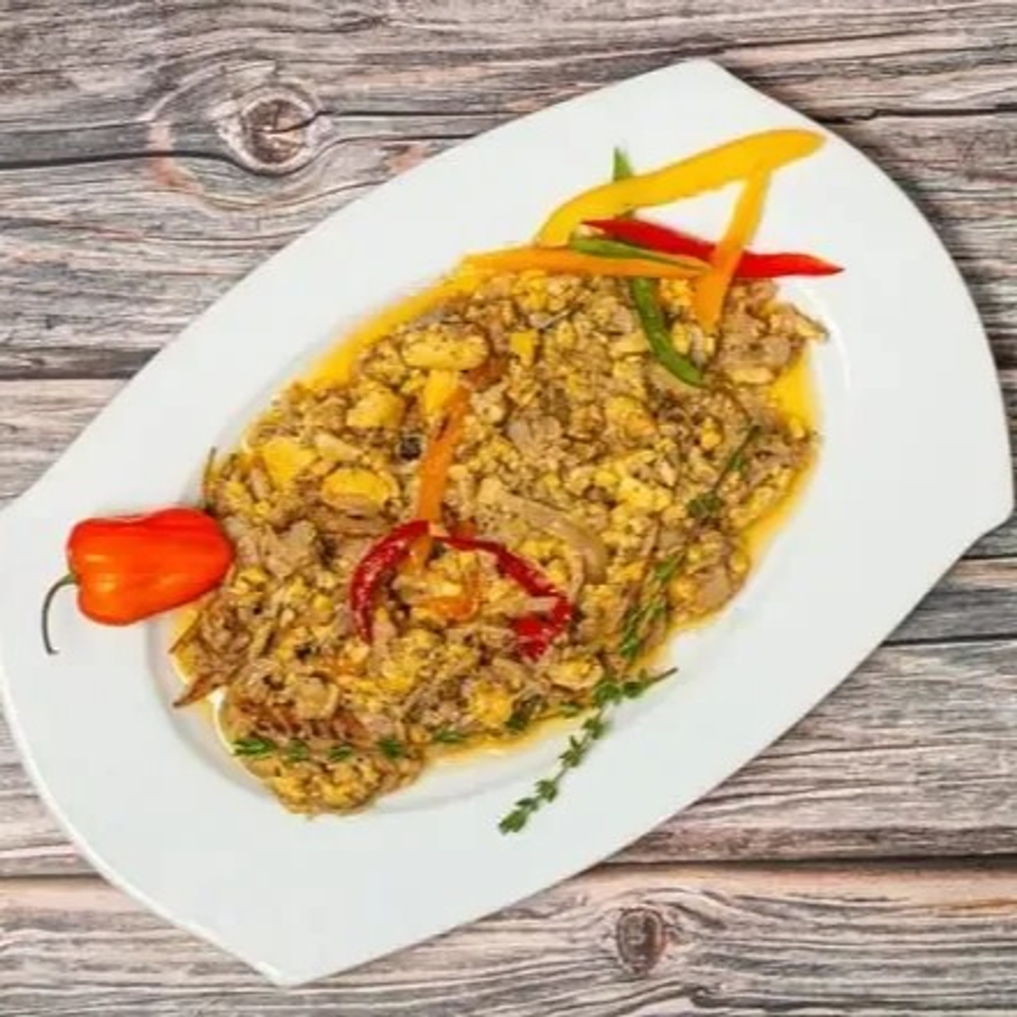 Ackee and Saltfish Sauteed