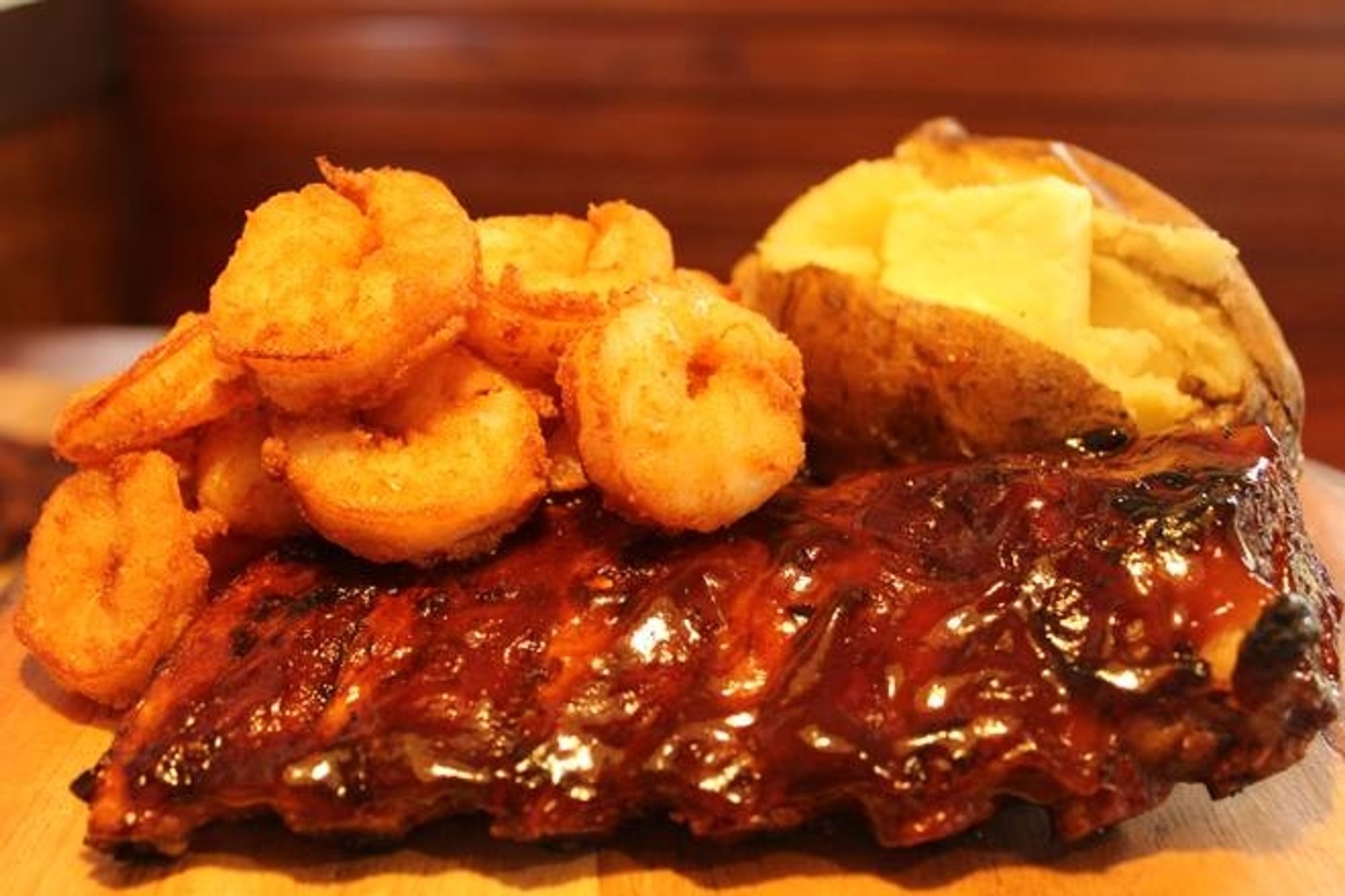 Ribs & Shrimp