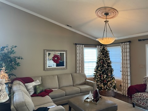 Shades or Drapes? Well, why not both! This home in Plainfield, IN, installed Sheer Shades and Custom Draperies across their home - creating a lovely cozy ambiance.  BudgetBlindsPlainfieldIN  SheerShades  CustomDraperies  PlainfieldIN  FreeConsultation  WindowWednesday