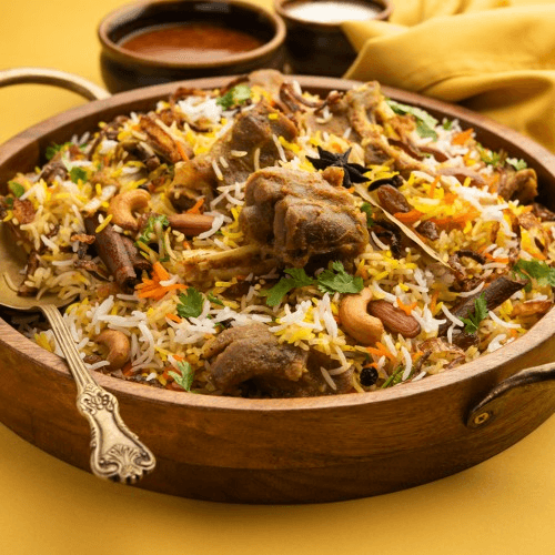 Goat Sukka Biryani