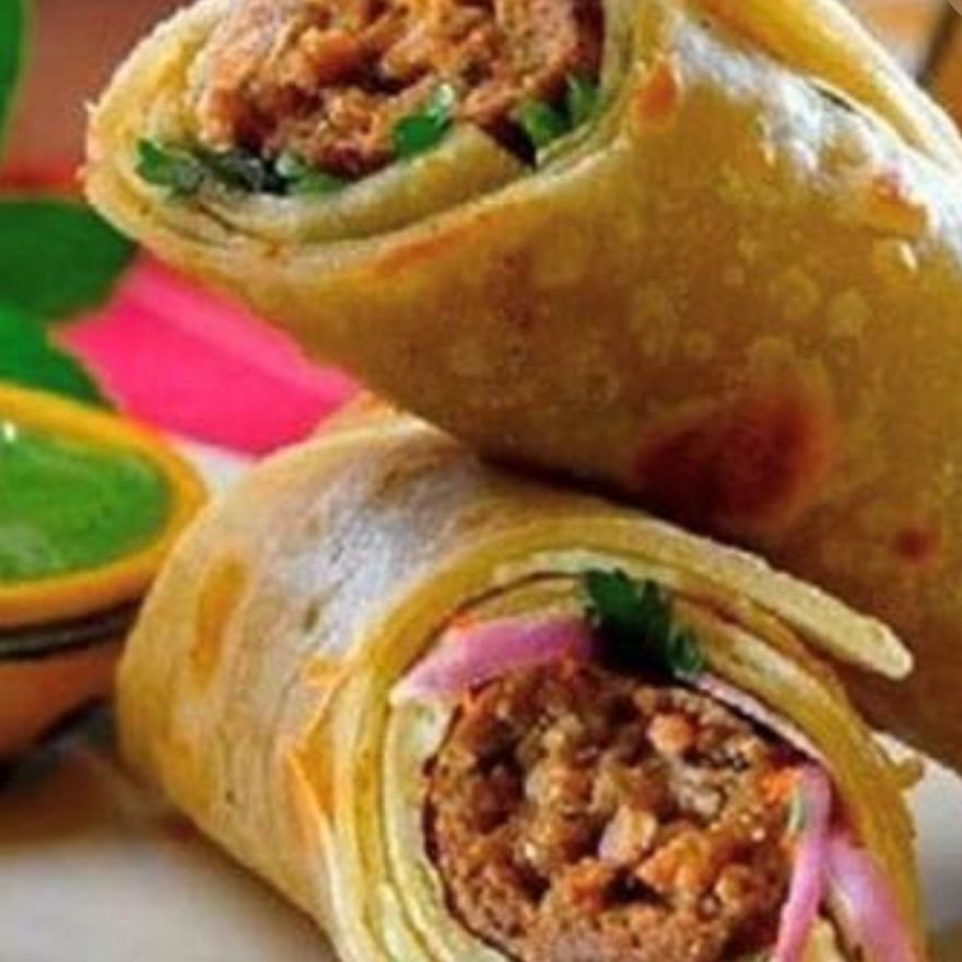 Kabab Roll With Paratha