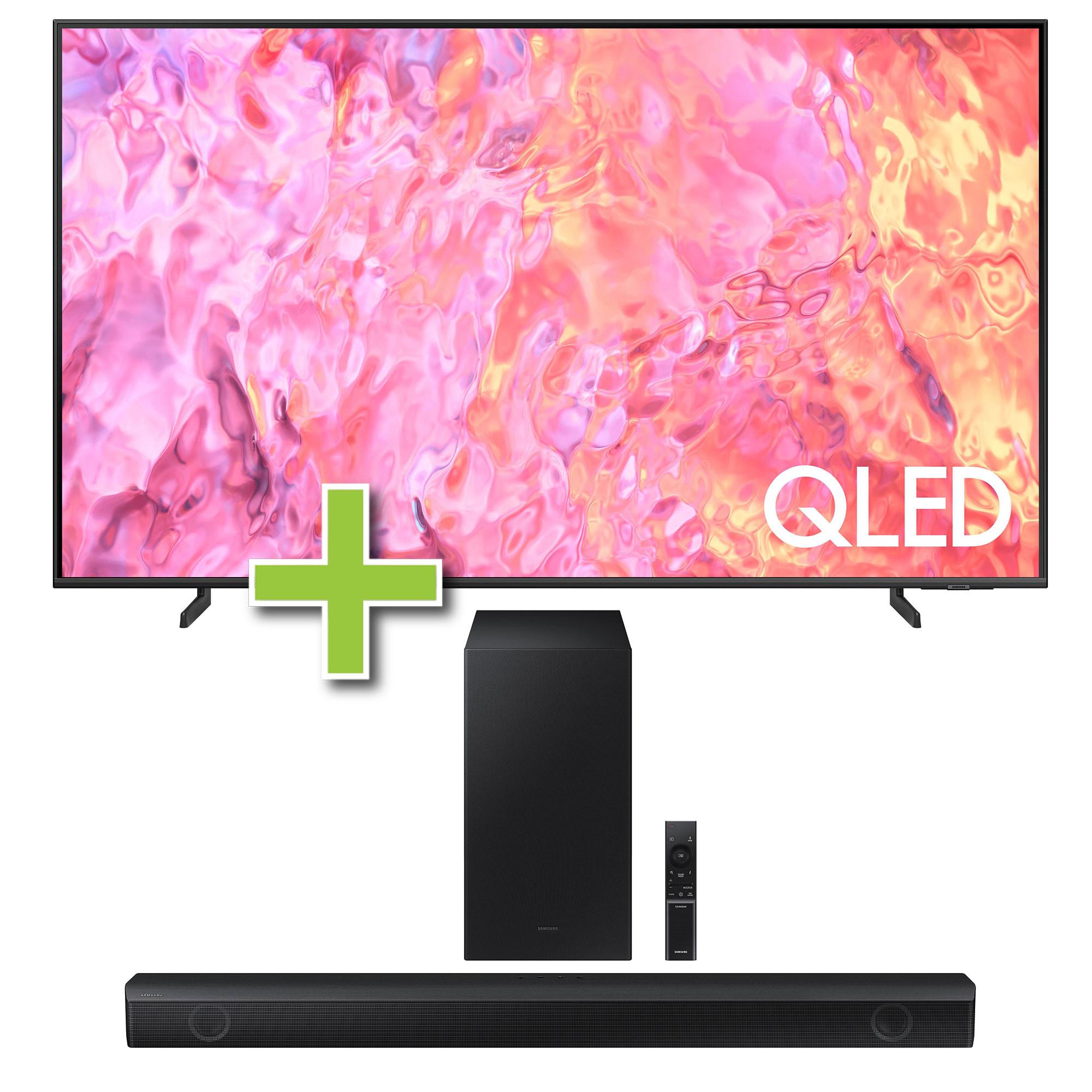 55" Samsung QLED 4K UHD Smart TV & Samsung Soundbar